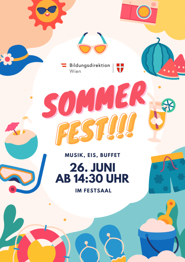 Sommerfest: Musik, Eis, Buffet; 26. Juni ab 14:30 Uhr im Festsaal